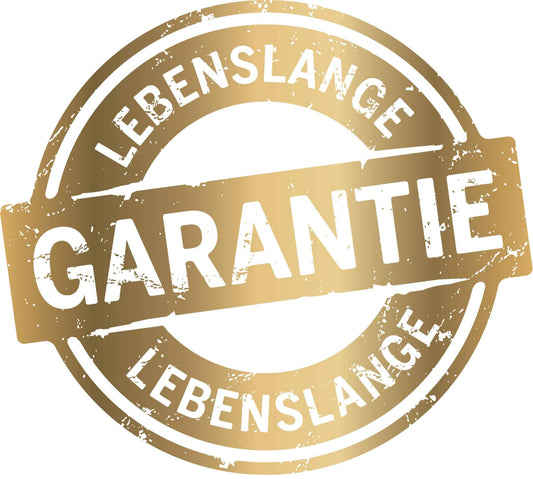 Lebenslange Garantie für dein Produkt